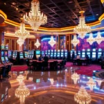 Kuwincom invites players to the ultimate casino experience, showcasing vibrant tables, poker chips, and slots.